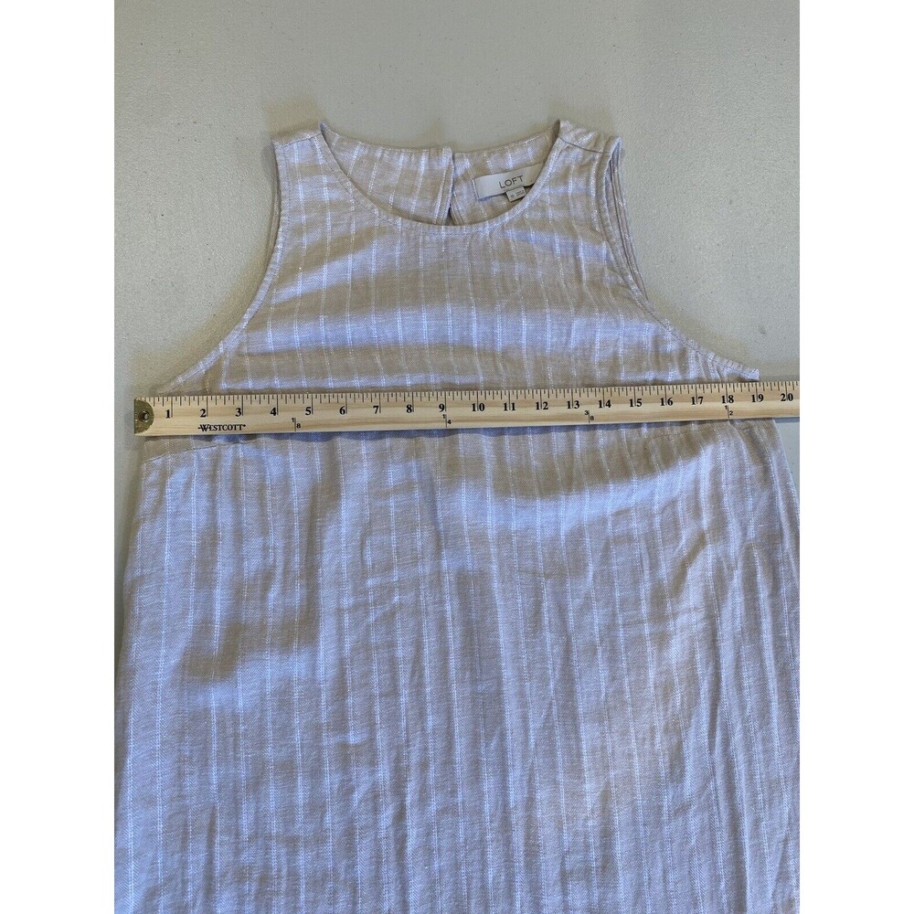 Light Taupe Sleeveless Shift Dress by Loft - Picture 5 of 5